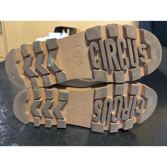 Circus Sam Edelman Ivory Lace Up Indy Snow Boot Sz 10M - Picture 8 of 8